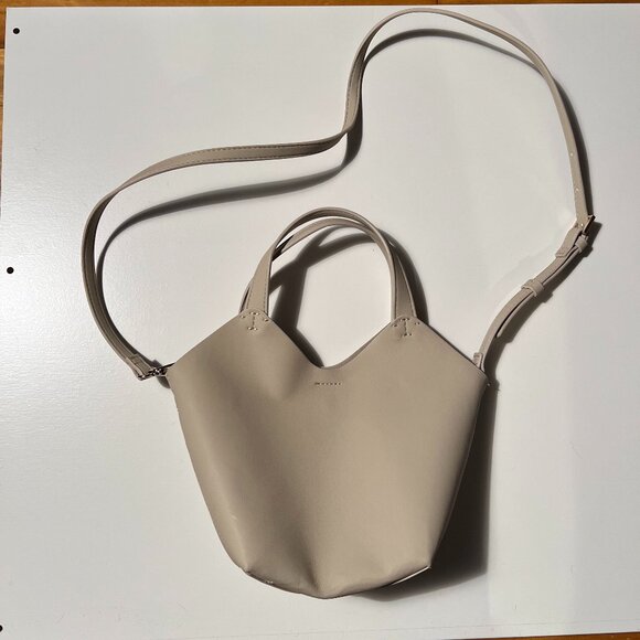 Zara Handbags - Zara women's small shoulder bag soft cream leather PU, used in good condition